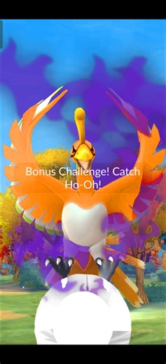 SHINY ✨ HO-OH in Pokemon go shadow raid in Pokemon go