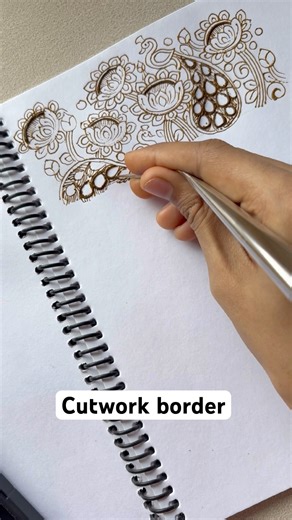“Learn this simple cutwork pattern step-by-step 🦚✨” Part-1 #shorts #mahendi