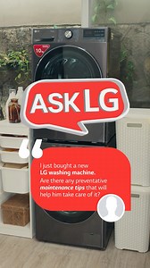 "I just bought a new LG washing machine. Are there any preventative maintenance tips that will him take care of it" #LifesGood #LG #AskLG #LGAirCon #LGAirConditioner #airconditioner #aircon #GoodToKnow #frequentlyaskedquestions #FAQ #questions #howto #Information #helpful #help #tutorial #instructions #mustknow #FYP #ForYouPage #DIY #ForYou #HowTo #HomeImprovement #homefixes #DIYtutorial #DIYHome #quickfix #easyfix #fypph #fypphilippines #howtodo #easyimprovement | LG Global