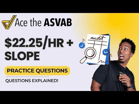 ASVAB Math: Decimal Word Problems & Slope of a Line Explained