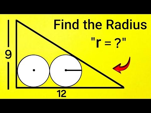 How to Solve Geometry Puzzle That Stumps Everyone! | Radius Of Circle ?