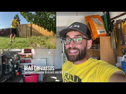 ★★★★★ Battery Weed Wacker review: super quiet! Evary 21V Cordless String Trimmer, EVARY 750W 2.0Ah