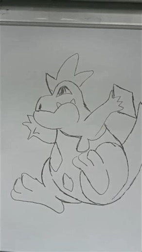 How to Draw Pokémon Croconaw #Croconaw #Pokémon