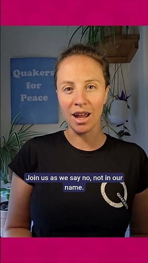 Join the Quaker vigil for peace, 19 September