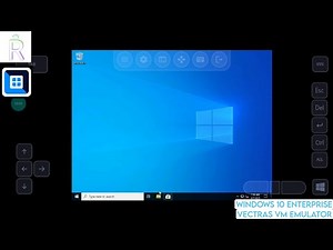 Windows 10 Enterprise on Vectras VM Emulator