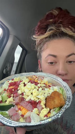 Salad time! #salad #chefsalad #ranch #croutons #saladrecipe | Salads