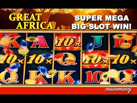 Great Africa Slot - **SUPER MEGA BIG SLOT WIN** - Slot Machine Bonus