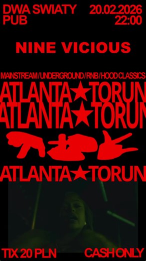 ATLANTA TORUŃ | PUB DWA ŚWIATY | 20.02 | TIX 20 PlN CASH ONLY MAINSTREAM TRAP | UNDERGROUND TRAP | R&B | OG CLASSICS | GOLDSCHOOL # # # ATL