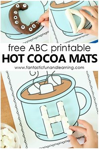 Hot Cocoa ABCs Preschool Alphabet Printables - Fantastic Fun & Learning