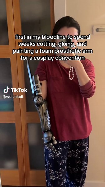 Creating a Foam Prosthetic Arm for Cosplay