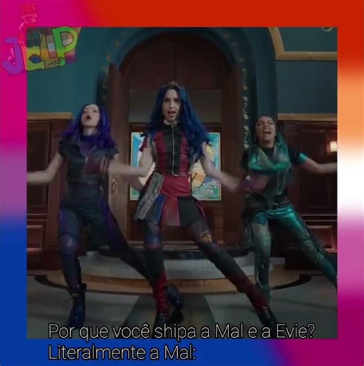 Estava sem ideias de vídeo, então fui assistir Descendentes (cenário novo e marca d'água nova!!!)