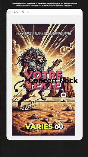 Créer une affiche avec #Microsoft #Designer