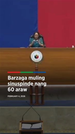 Barzaga muling sinuspinde nang 60 araw. | ABS-CBN News