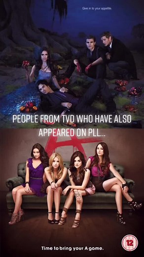 when worlds collide😼 #prettylittleliars #thevampirediaries #pll #tvd #claireholt #biancalawson #nathanielbuzolic #torreydevitto