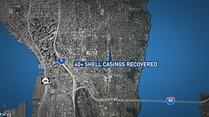 Man injured in Central District shooting, 40  shell casings recovered