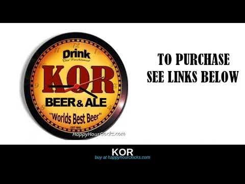 Personalized Beer Clocks KORBAL to KORCZYNSKI happyhourclocks com