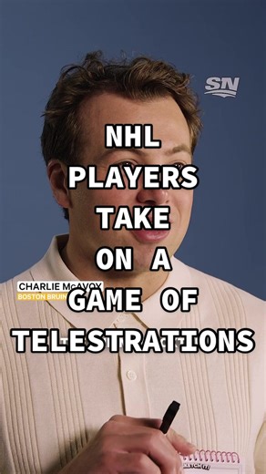 NHL Players Enjoy Telestrations Game Together