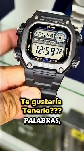Domina el tiempo con estilo y resistencia 🎁⌚Casio SPORT DW-291HX-1A #casio #reloj #regalosunicos