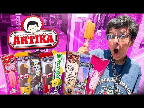 PROBAMOS TODOS LOS HELADOS DE ARTIKA - Ariana Bolo Arce