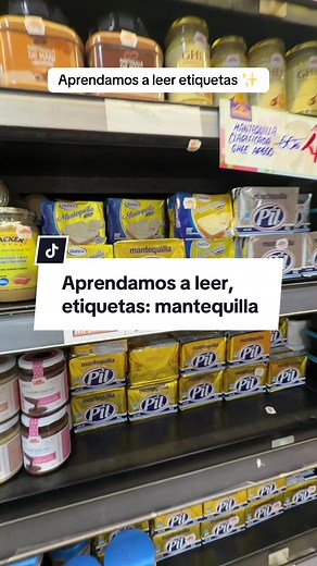 Mantequillas PIL, DELIZIA y TOLAVI: cómo leer etiquetas