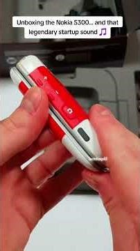 The Nokia 5300 Startup Sound… Pure 2000s Nostalgia 🔥 #technostalgia #retro #nokia #shorts