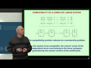 Compatibility of a linear system of equations