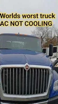 AC job on the world's worst truck. 😂🫡 International compressor doesn't engage. Freeze probe location