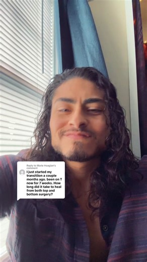 Replying to @Marie Hoaglan Don’t rush your healing. There’s a reason they give you restrictions for a set period of time. Your scars will thank you. 😉✨ #ftmtransgender #ftmadvice #ftm #transman #transmasculine #transmasc #bottomsurgery #topsurgery