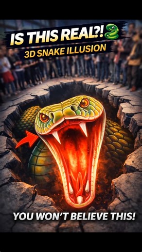 IS THIS REAL?! 🐍 3D Snake Illusion That Will Shock You!
