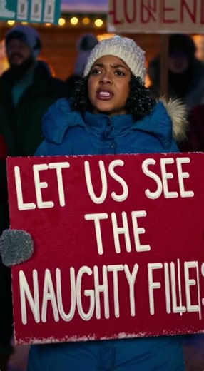 Protest at the North pole demanding the Naughty list #santaclaus #christmasstrike