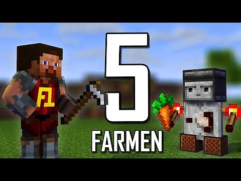 5 halbautomatische Farmen in Minecraft (einfach) 5️⃣ Minecraft Bauideen Crocodileandy