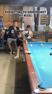 Rizel nag magic kahit siya natulala at napa sorry sa tira anoooo!!!!🥶🥶🥶 #billiards | Garry Balansag