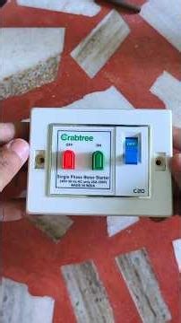 AC Starter & MCB Wiring ⚡ Easy Step-by-Step Guide #Shorts