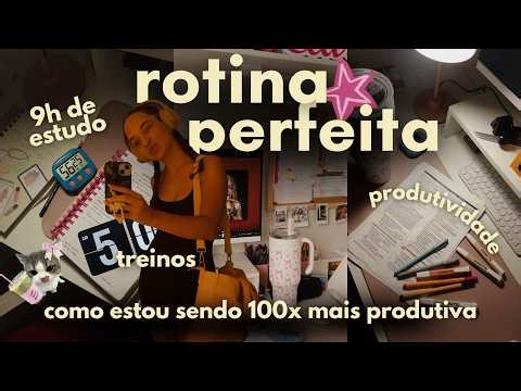 um dia real seguindo minha rotina “perfeita” ☁️📚 vestibulanda de medicina