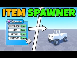 HOW TO MAKE A ITEM SPAWNER | Roblox Studio (FULL GUIDE + CUSTOMIZABLE)