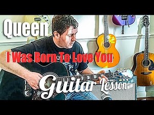 I Was Born To Love You - Queen - Acoustic Guitar Tutorial
