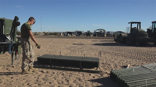 JTF-SB Marines conduct welding operations