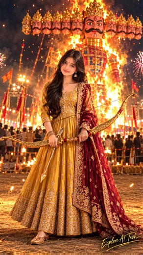 Create Viral Dussehra AI Photos 🔥 | ChatGPT Prompts #Shorts