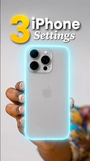 3 IPhone Settings 🎧| IPhone settings | #ytshorts #viralshorts