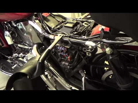 How to get to the fuse panel on a Harley Davidson Electra Glide Motorcycle