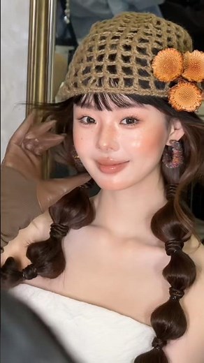 Very Beautiful Vintage Style Makeup Tutorial #shorts #makeuptutorial #vintage #cute #beautiful