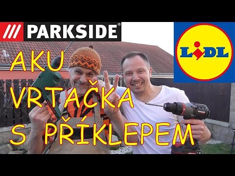 Aku vrtačka Parkside s příklepem - vrtání betonu