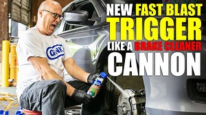 GUNK® Fast Blast™ Brake Parts Cleaners are designed with high pressure spray that reduces cleaning time with no residue and with less hand fatigue. Get the job done fast with GUNK®! | GUNK