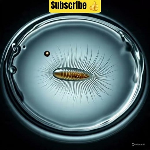 paramecium movement 3d animation video #nature #3danimation #ai #insects #paramecium #trending