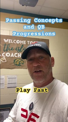 Passing Concepts and QB Progressions #americanfootballcoach #footballcoach #quarterback