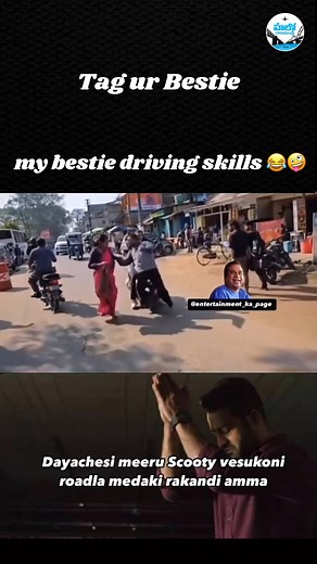 My bestie driving skills 🤣 . . #BestieGoals #DrivingSkills #LOL #EpicFails #CrazyDriver #FunnyMoments #BestieTime #FriendsForLife #DrivingAdventures #RoadTripVibes #FunnyBuddies #BestieFun #DriveSafe #LaughOutLoud #FriendshipGoals #OnTheRoadAgain #TooFunny #BestieLove #FriendsForever #InTheCar #TravelBuddies #WildRides #UnforgettableMoments #LaughTillWeCry #DriveWithCaution | Hello Rajahmundry