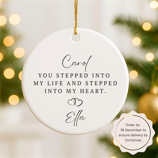 Gift for Step Mom Wedding Day, Bonus Mom Gift From Bride, Mother in Law Gift, Personalized Step Mom Keepsake, Mothers Day Gift - Etsy