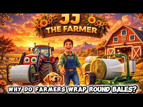 Why Do Farmers Wrap Round Bales? | JJ The Farmer
