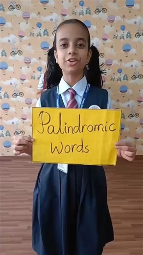 Ashwini International School on Instagram: "Did you know that some words read the same forward and backward? These special words are called palindromes! Palindromes show the creative and playful side of language. Try creating your own palindrome or share one you love! 🔄🧠"