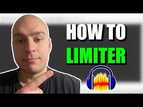 Audacity 3.7.7: How To Use Limiter To Sound Better!